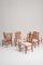 Mid-Century Teak & Wool Dining Chairs, Set of 8, Image 4