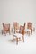 Mid-Century Teak & Wool Dining Chairs, Set of 8, Image 3