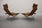 Italian Folding Lounge Chairs by Takeshi Nii for Jox Interni, 1970s, Set of 2, Image 5