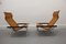 Italian Folding Lounge Chairs by Takeshi Nii for Jox Interni, 1970s, Set of 2 11