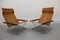 Italian Folding Lounge Chairs by Takeshi Nii for Jox Interni, 1970s, Set of 2 12