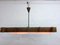 XXL Teak & Acrylic Ceiling Lamp by Angelo Brotto for Esperia, 1960s 7