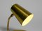 Grande Lampe de Bureau Mid-Century Moderne en Laiton 8