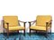 Gelbe Dänische Vintage Sessel, 1960er, 2er Set 2