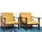 Vintage Danish Yellow Easy Chairs, 1960s, Set of 2 3