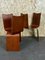 Mid-Century Modell 4515 Hocker aus Teak von Hans Ludvigsen für Fritz Hansen, 4er Set 4