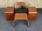 Mid-Century Modell 4515 Hocker aus Teak von Hans Ludvigsen für Fritz Hansen, 4er Set 1