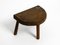 Petit Tabouret de Traite Mid-Century en Bois Massif 5