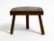 Small Mid-Century Solid Wood Low Milking Stool 2