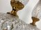 Neoclassical Cut Crystal & Brass Table Lamps, Italy, 1950s, Set of 2 18
