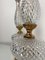 Neoclassical Cut Crystal & Brass Table Lamps, Italy, 1950s, Set of 2 5