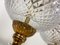 Neoklassizistische Tischlampen aus geschliffenem Kristall & Messing, Italien, 1950er, 2er Set 13