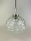 Space Age Ball Pendant Lamp in Glass, 1970s 8
