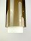 Mid-Century Space Age Ceiling Lamp in Brass & Glass, 1960s 6