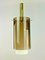 Mid-Century Space Age Ceiling Lamp in Brass & Glass, 1960s, Image 1