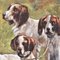 L. Dupont, Three Hunting Dogs, Late 19th Century, Oil on Canvas, Framed 5