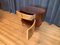 Brass, Glass & Wood Nightstand, 1960s 8