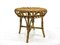 Vintage Rattan Stool, 1970s, Image 1