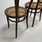 Mid-Century Bentwood & Cane Dining Chairs by Michael Thonet for ZPM Radomsko, 1960s, Set of 4, Image 6