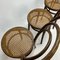 Sillas de comedor Mid-Century de madera curvada y caña de Michael Thonet para ZPM Radomsko, años 60. Juego de 4, Imagen 4