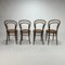Mid-Century Bentwood & Cane Dining Chairs by Michael Thonet for ZPM Radomsko, 1960s, Set of 4 2