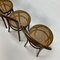Mid-Century Bentwood & Cane Dining Chairs by Michael Thonet for ZPM Radomsko, 1960s, Set of 4, Image 7