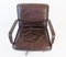 Brown Leather Delta 2000 Lounge Chairs from Wilkhahn, Set of 2 10
