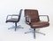 Brown Leather Delta 2000 Lounge Chairs from Wilkhahn, Set of 2 23