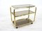 Vintage Glass & Metal Bar Trolley, 1980s 10