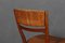 Side Chairs in Cane and Leather by Arne Wahl Iversen, Set of 2 6