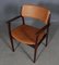 Leather & Rosewood Armchair by Erik Buch, Image 2