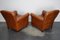 Fauteuils Club Vintage en Cuir Cognac, Pays-Bas, Set de 2 12