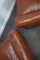 Club chair vintage in pelle color cognac, Paesi Bassi, set di 2, Immagine 11