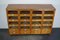 Vintage Dutch Beech & Oak Haberdashery Shop Cabinet, 1950s 3