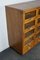 Vintage Dutch Beech & Oak Haberdashery Shop Cabinet, 1950s 8