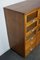 Vintage Dutch Beech & Oak Haberdashery Shop Cabinet, 1950s 15