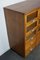 Vintage Dutch Beech & Oak Haberdashery Shop Cabinet, 1950s, Image 15