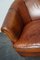 Fauteuil Club Vintage en Cuir Cognac, Pays-Bas 5