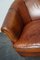 Vintage Dutch Cognac Leather Club Chair 5