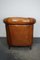 Vintage Dutch Cognac Leather Club Chair 11