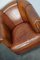 Club chair vintage in pelle color cognac, Paesi Bassi, Immagine 4