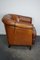 Club chair vintage in pelle color cognac, Paesi Bassi, Immagine 13