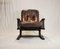Mid-Century Leather Reclining Lounge Chair from Westnofa, 1960s, Image 9