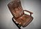 Mid-Century Leather Reclining Lounge Chair from Westnofa, 1960s, Image 16