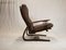 Mid-Century Leather Reclining Lounge Chair from Westnofa, 1960s, Image 7