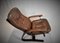 Mid-Century Leather Reclining Lounge Chair from Westnofa, 1960s, Image 15