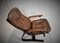 Poltrona reclinabile Mid-Century in pelle di Westnofa, anni '60, Immagine 15