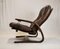 Fauteuil Inclinable Mid-Century en Cuir de Westnofa, 1960s 10