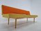 Mid-Century Sofa oder Tagesbett in Orange von Miroslav Navratil für Interier Praha, 1960er 4