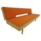 Mid-Century Sofa oder Tagesbett in Orange von Miroslav Navratil für Interier Praha, 1960er 1